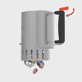 Barbecook Houtskoolstarter met safe-drop