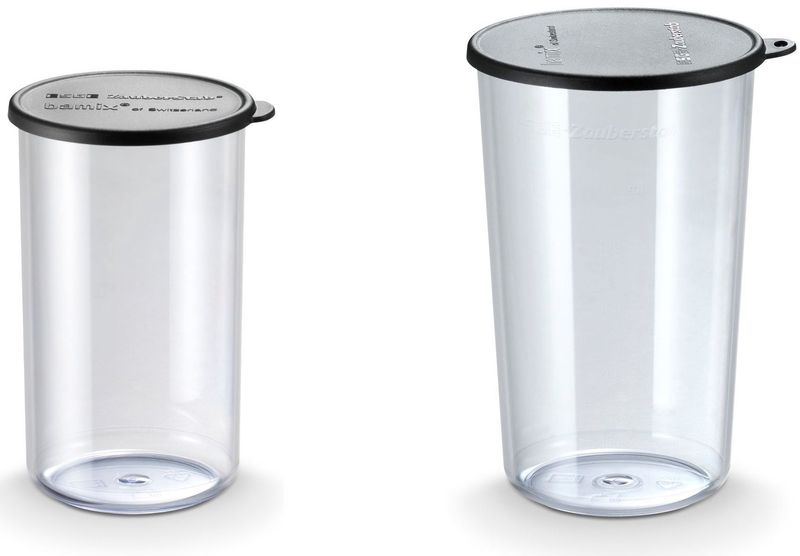 Bamix Bekerset  400 + 600 ml met deksel