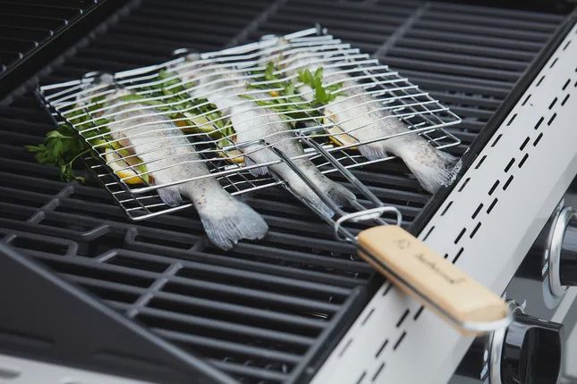 Barbecook Visgrill voor 3 vissen FSC