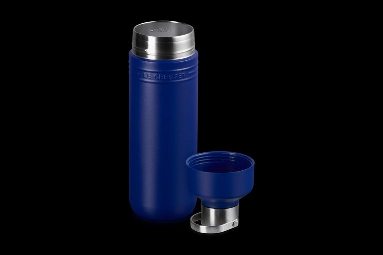 Le Creuset drinkbeker dubbelwandig on the go Azure 1 liter