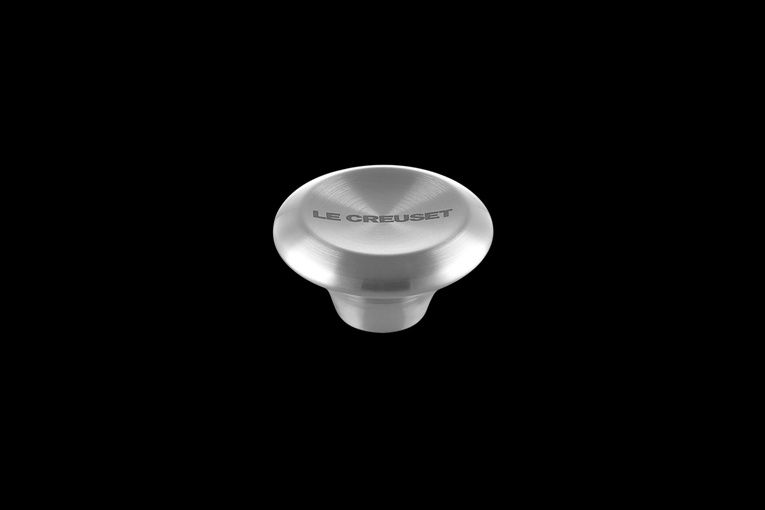 Le Creuset  Knop zilver rvs 5 cm
