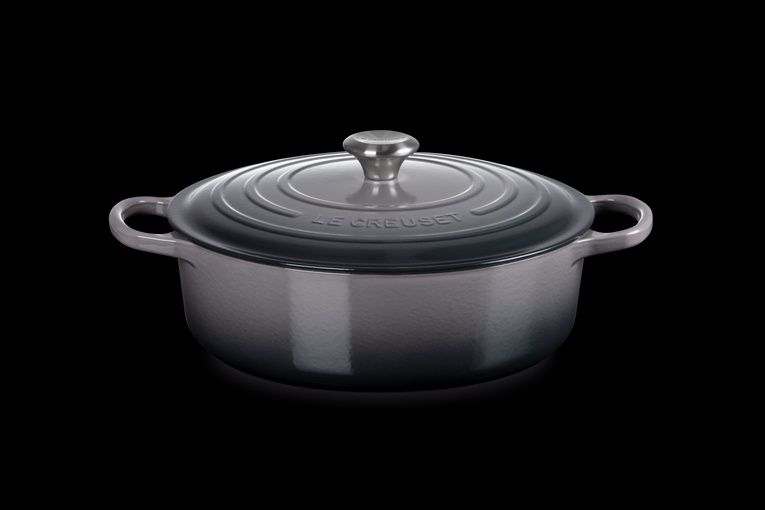 Le Creuset braadpan  laag 30 cm  Flint