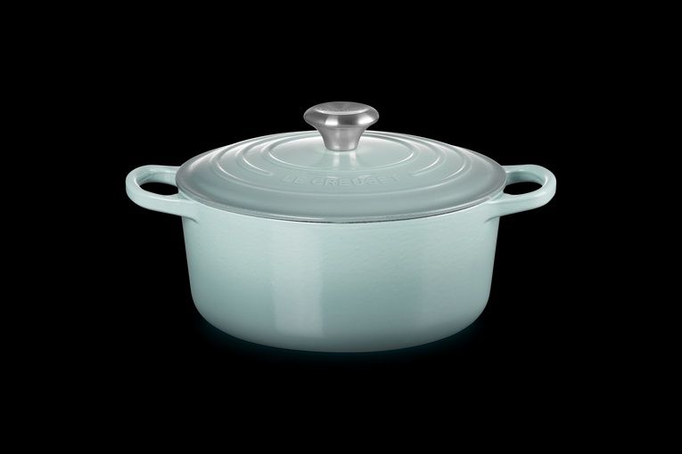 Le  Creuset Braadpan 24cm hoog Sea Salt