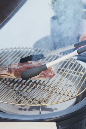 Barbecook Olivia nylon tang uit rvs
