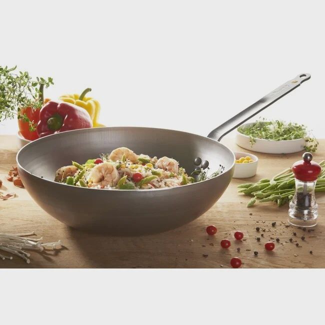 Debuyer Wok afgerond -Mineral B 28 cm