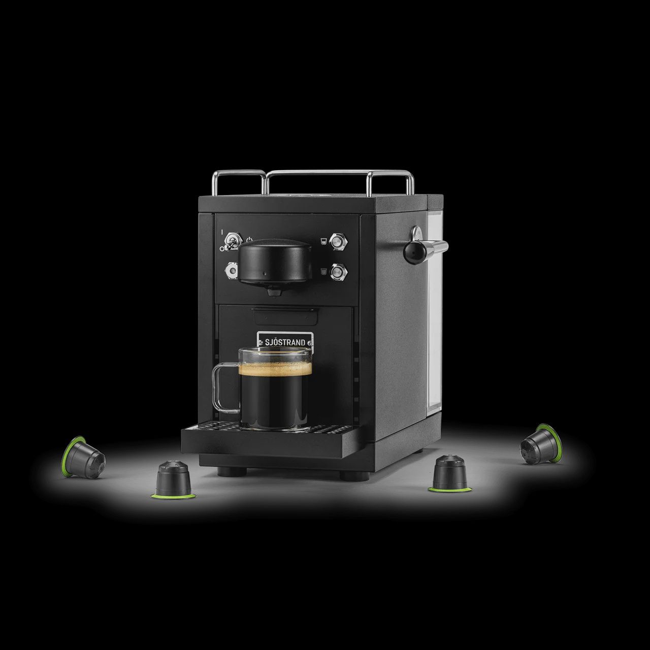Sjostrand  Capsule Koffiemachine- Zwart