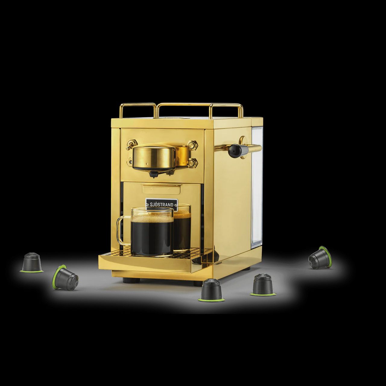 Sjostrand Capsule Koffiemachine- goudkleurig