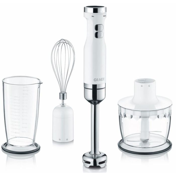 Graef Staafmixer met 5snelheden en turbostand- Wit