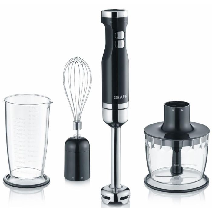 Graef Staafmixer met 5 snelheden en turbostand-Zwart