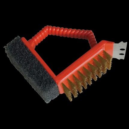 Barbecook 3-in-1 borstel - rood