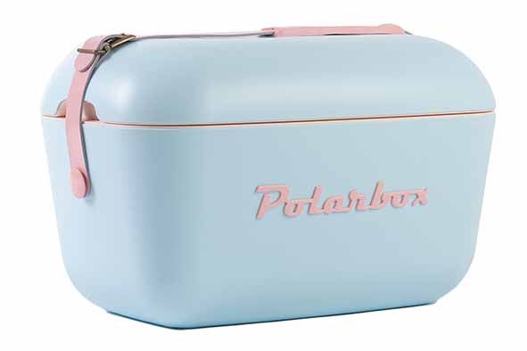 Polarbox Koelbox 12 ltr Sky Bleu-Baby Rose