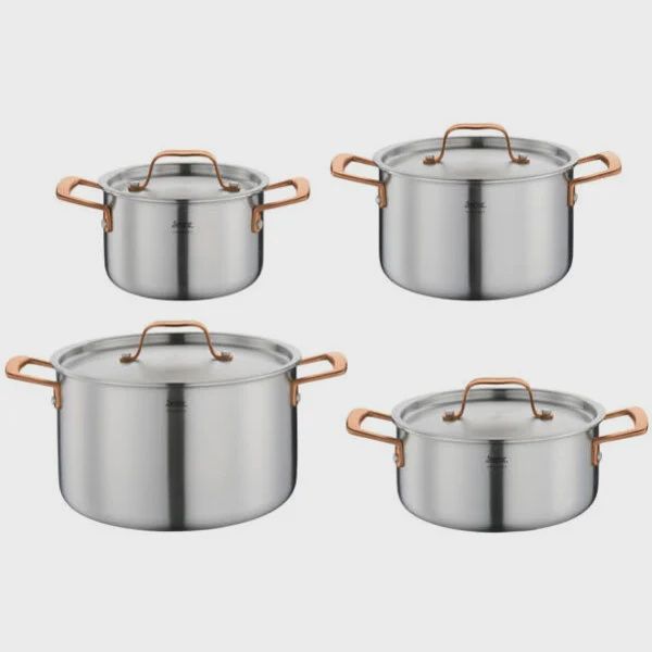 Spring Gourmet 4-delige pannenset rosegold