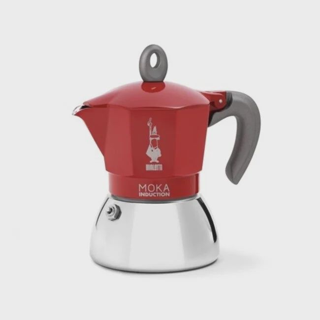 Bialetti rood Moka inductie 4 kops