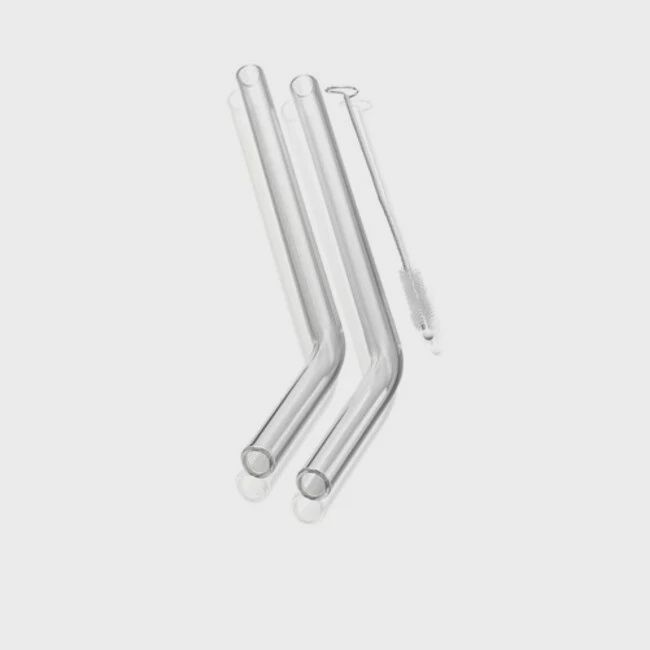 Gefu Glazen rietjes FUTURE - 23 cm - 4 stuks