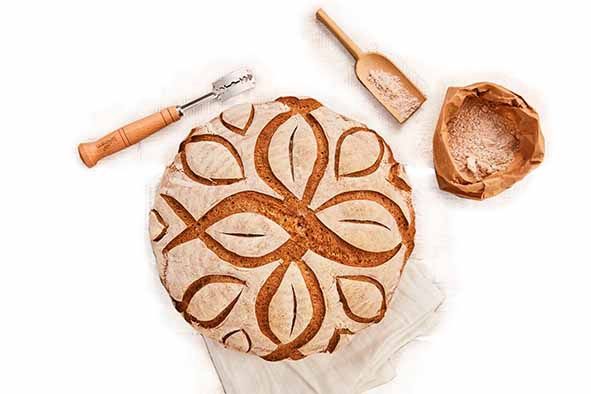Birkmann bakkers decoreermes 19 cm beukenhout handvat