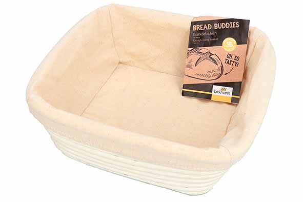 Birkmann Bread Buddies rijsmand vierkant 25x25cm