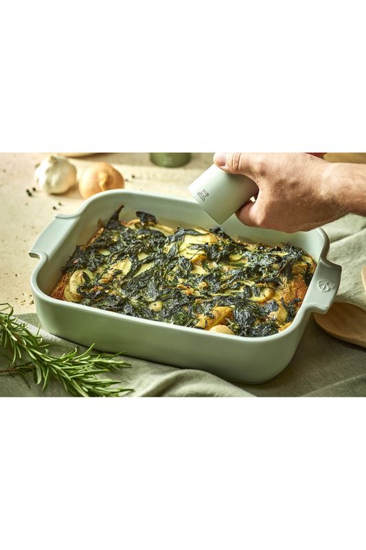 Peugeot Appolia ovenschaal rechthoekig 32cm saliegroen