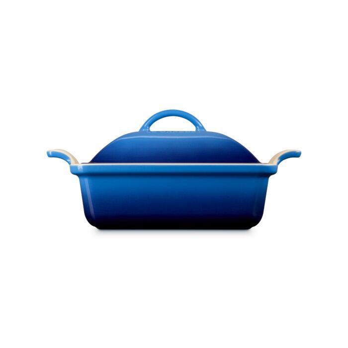 Le Creuset ovenwchaal vierkant heritage 23cm Azure