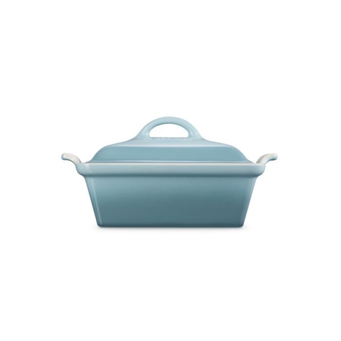 Le Creuset Heritage ovenschaal met deksel Sea Salt