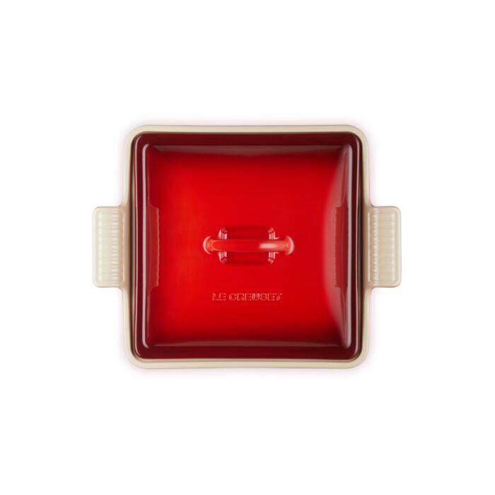 Le Creuset Heritage ovenschaal met deksel rood