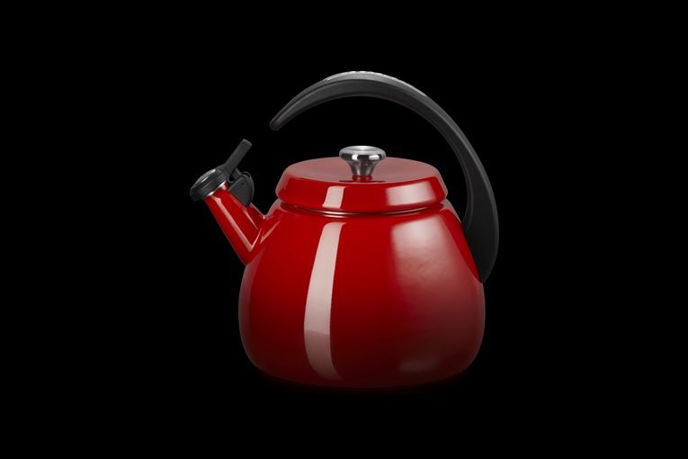 Le Creuset fluitketel Cloche rood