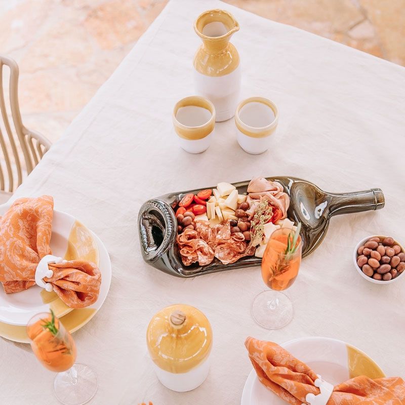 Taste of Puglia Serveerplank Wijnfles