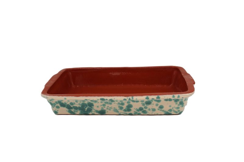 Taste of Puglia Ovenschaal 32cm Spetters groen