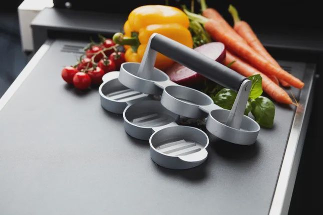 Barbecook Mini hamburgerpers voor 3 hamburgers