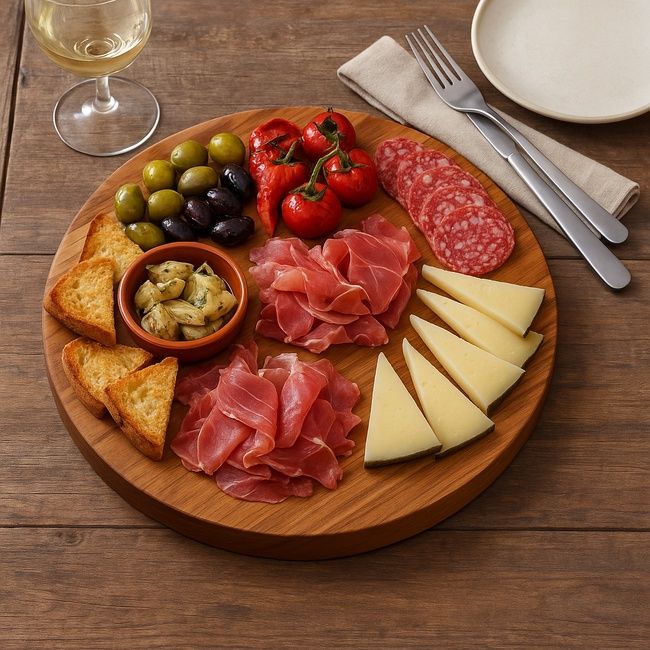 Basic Culinair Teakhouten Hakblok rond 45x6cm