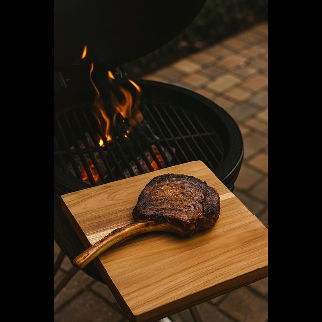 Basic Culinair Teakhouten Hakblok 50x50x6cm