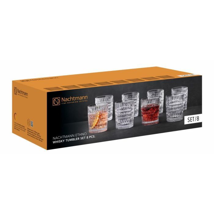 Nachtmann Wiskyglazen set ETHNO 8 stuks