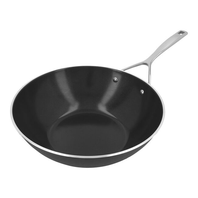 Demeyere Alu Pro 5 Ceraforce Wok - vlakke bodem  30 cm