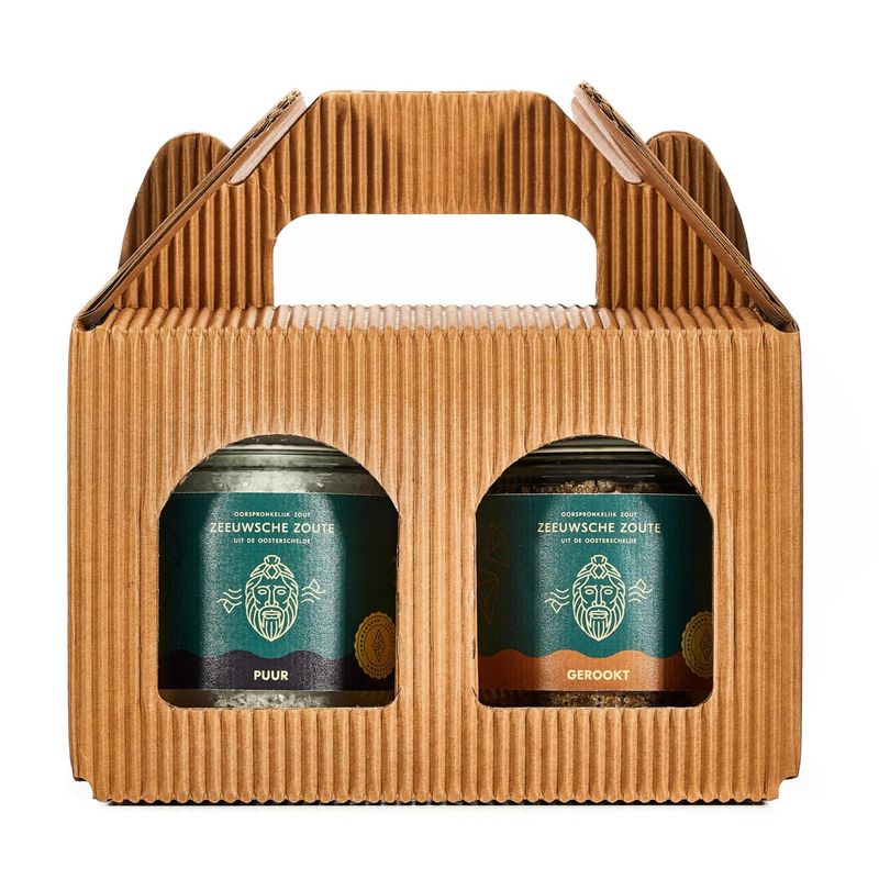 Zeeuwse Zoute kadoverpakking puur en gerookt