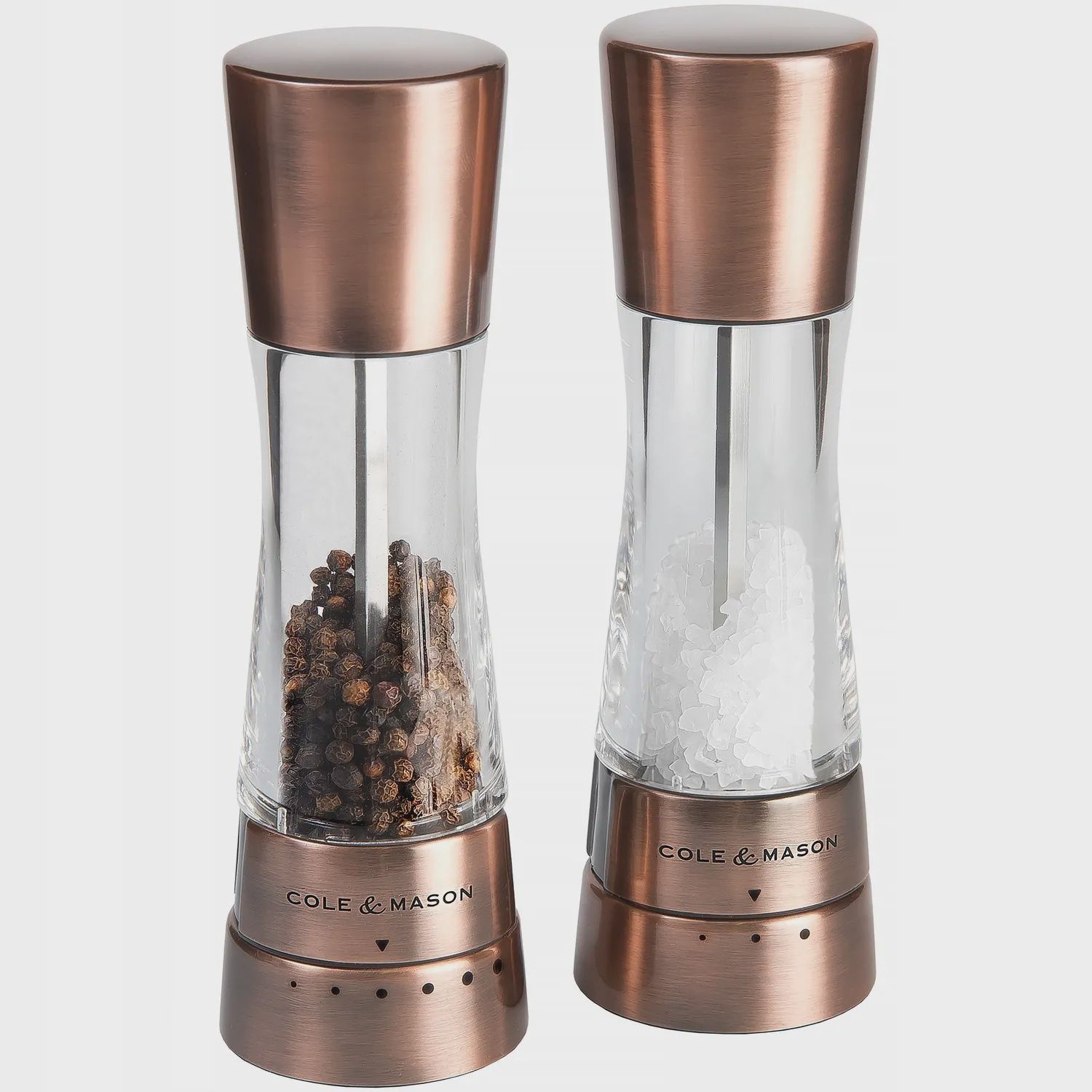 Cole en Mason Derwent Copper Salt &amp; Pepper set