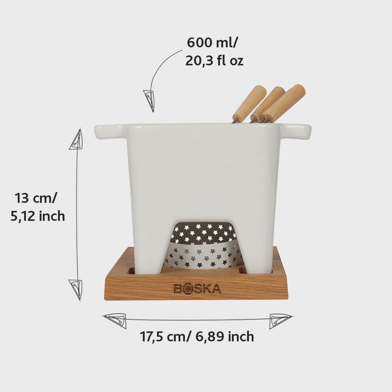 Boska Tapas Fondue Bianco L