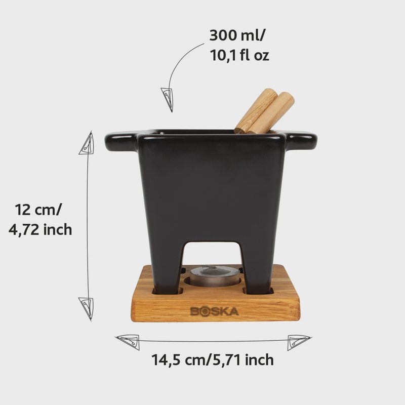 Boska Tapas Fondue Nero