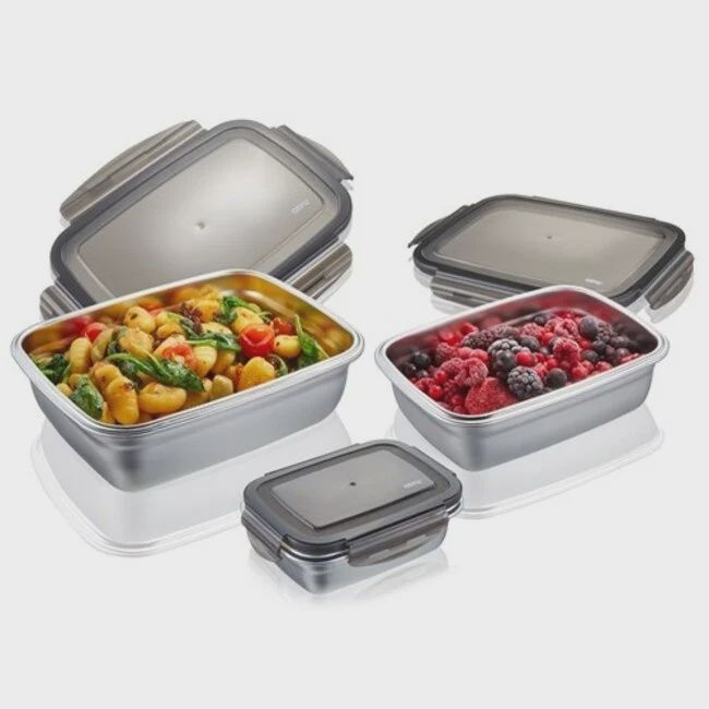 Gefu Voedselbewaarbak Preppo, 3st