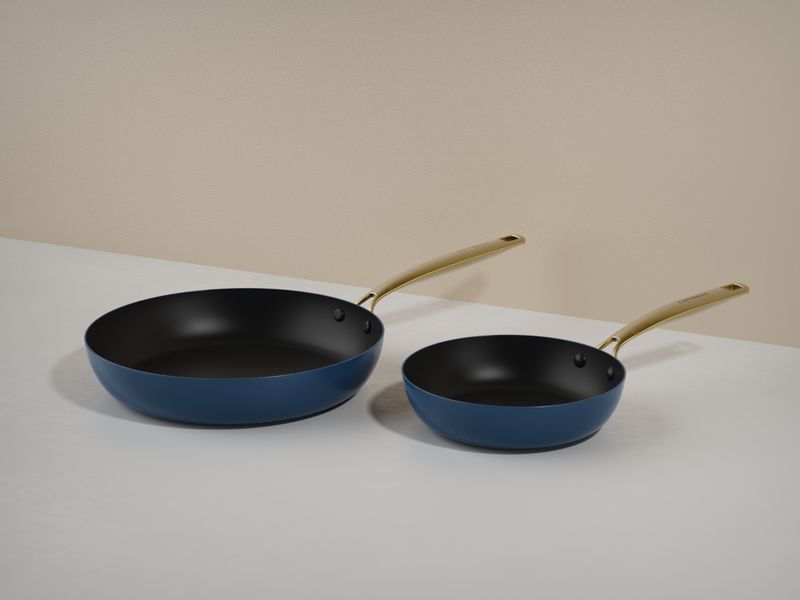 Combekk Fry Pan 2pcs set 20/28cm Ocean Blue