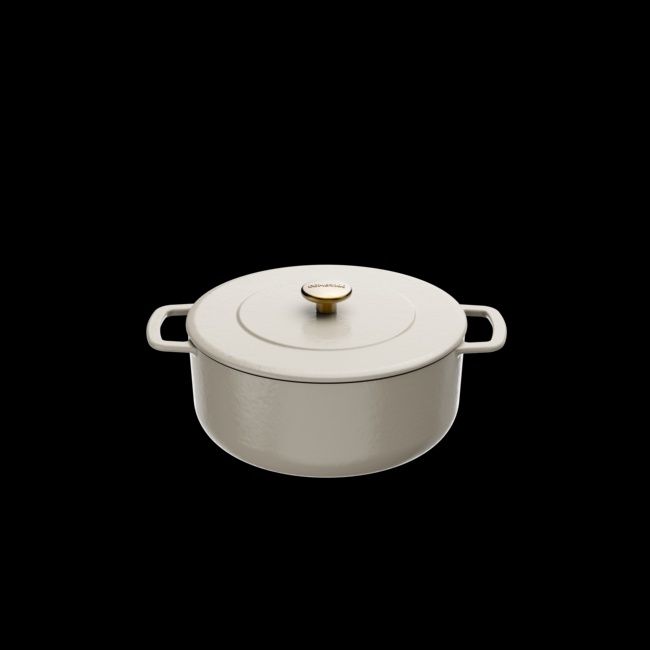 Combekk Dutch Oven 28cm Enameled Recycled Cast Iron Sand