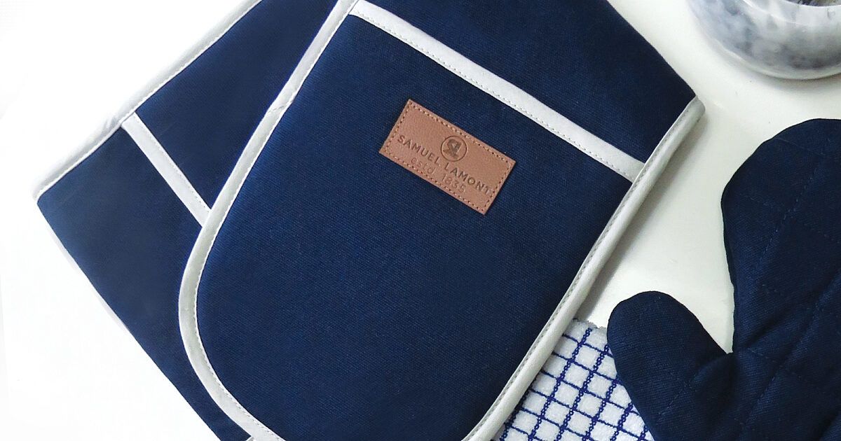 Samuel Lamont Double Oven Glove - Blauw