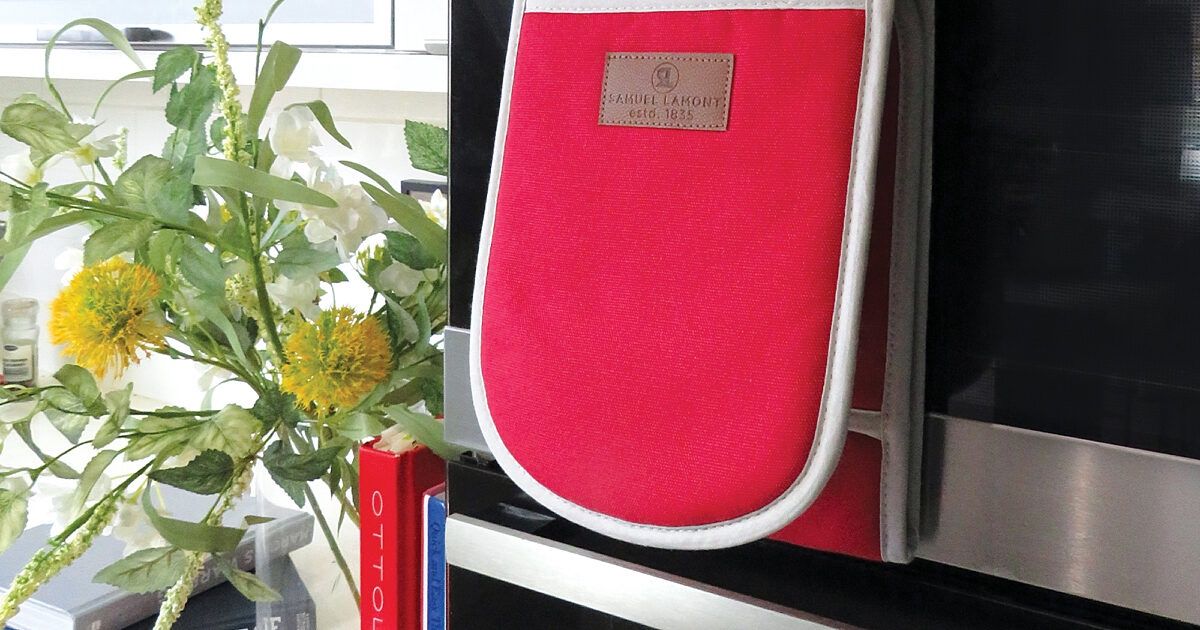 Samuel Lamont Double Oven Glove -Rood