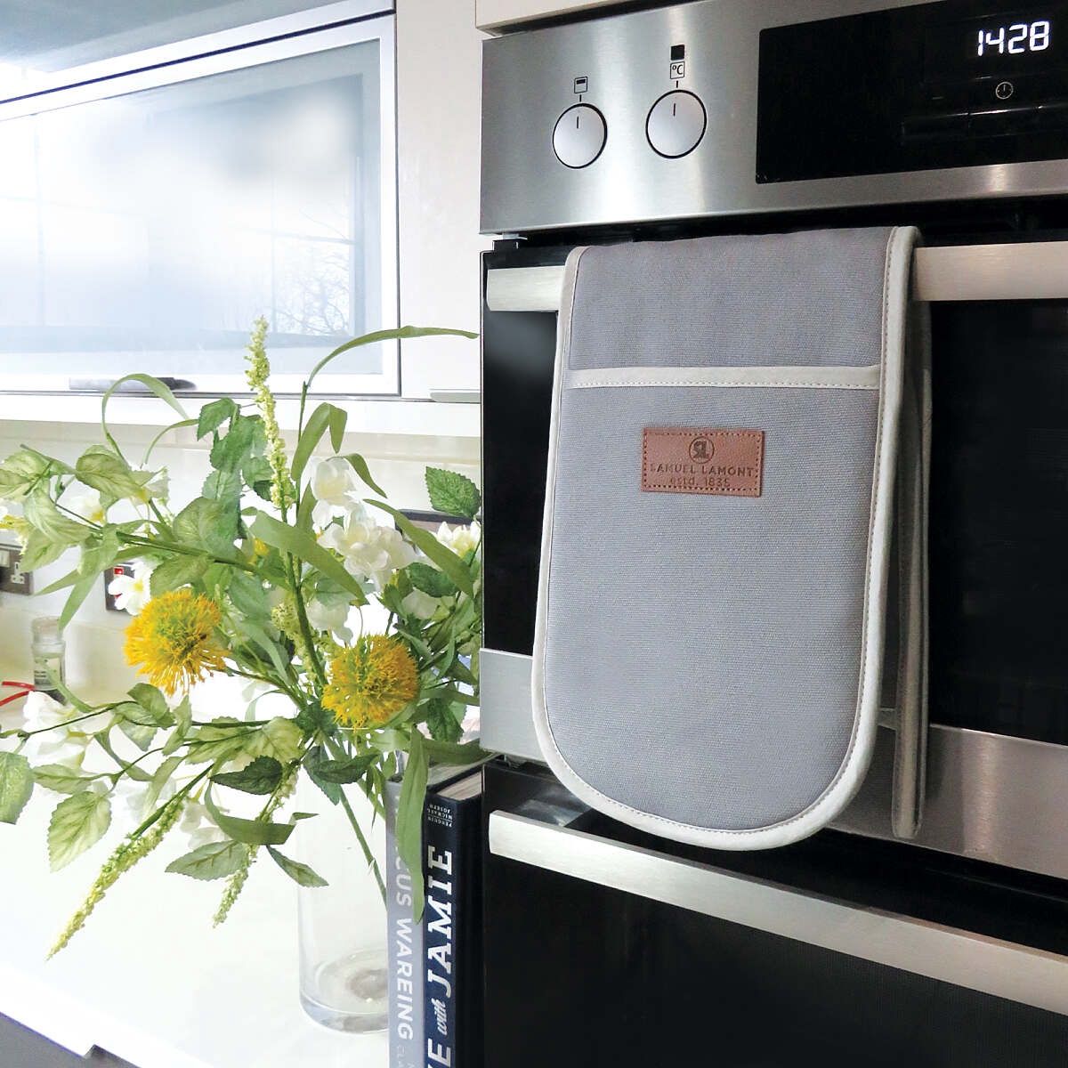 Samuel Lamont Double Oven Glove - Grijs