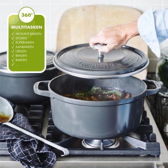 GreenPan Featherweights Braadpan 26cm - 5.3L