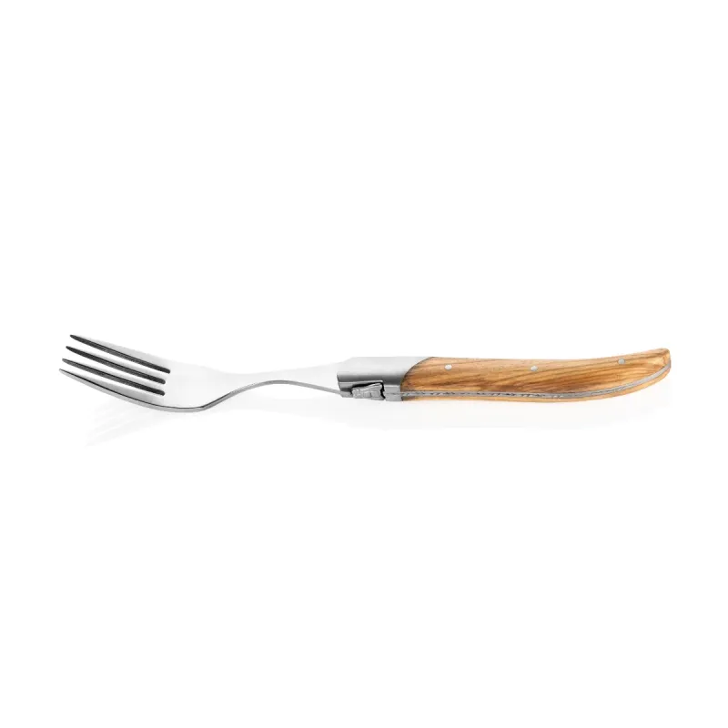 Laguiole Styl de Vie Vorken Luxury Line - Set van 6 - Olijfhout