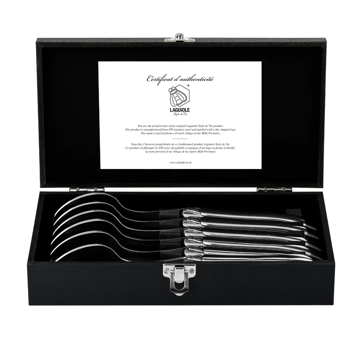 Styldevie Lepels Luxury Line - Set van 6 - RVS