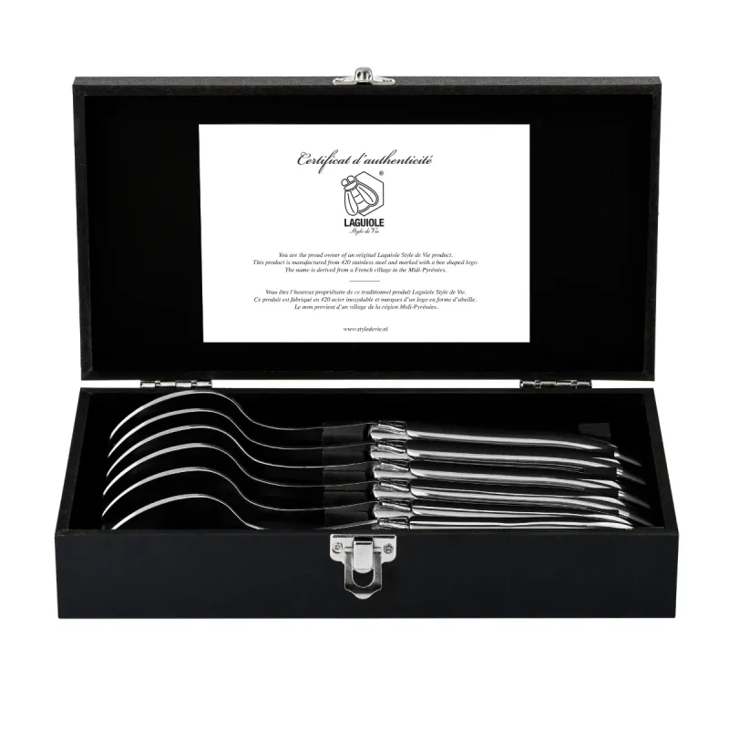 Styldevie Lepels Luxury Line - Set van 6 - RVS