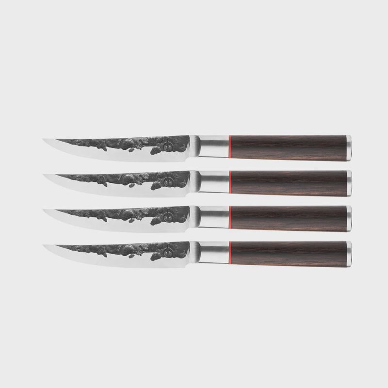 Forged Sebra  set 4 Steakmessen