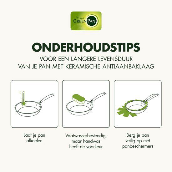GreenPan Featherweights braadpan 28cm - 6l - zwart