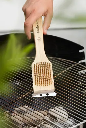 Barbecook Stalen borstel uit koper FSC