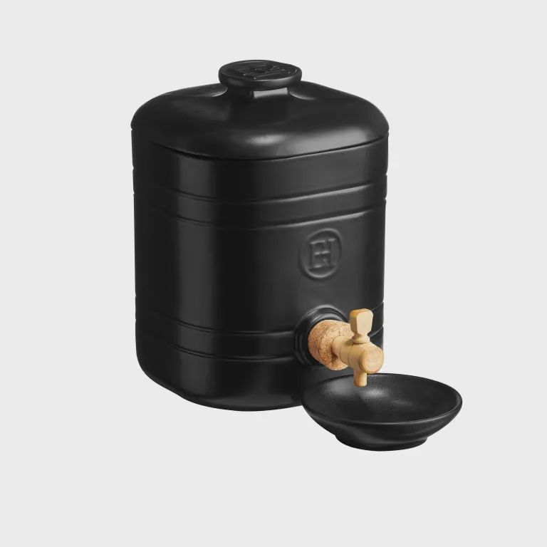 Emile Henry Azijncontainer - 2.5Ltr - Zwart-Truffe
